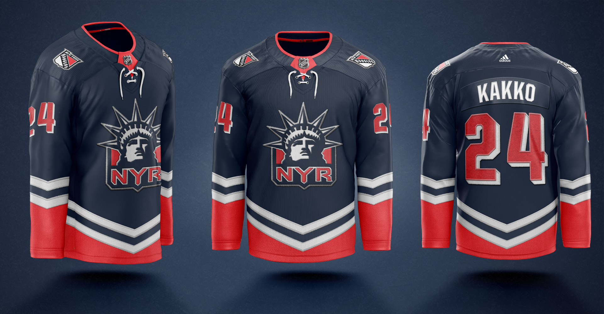 Rangers unveil Lady Liberty retro jerseys while searching for 3-0 home  start Thursday